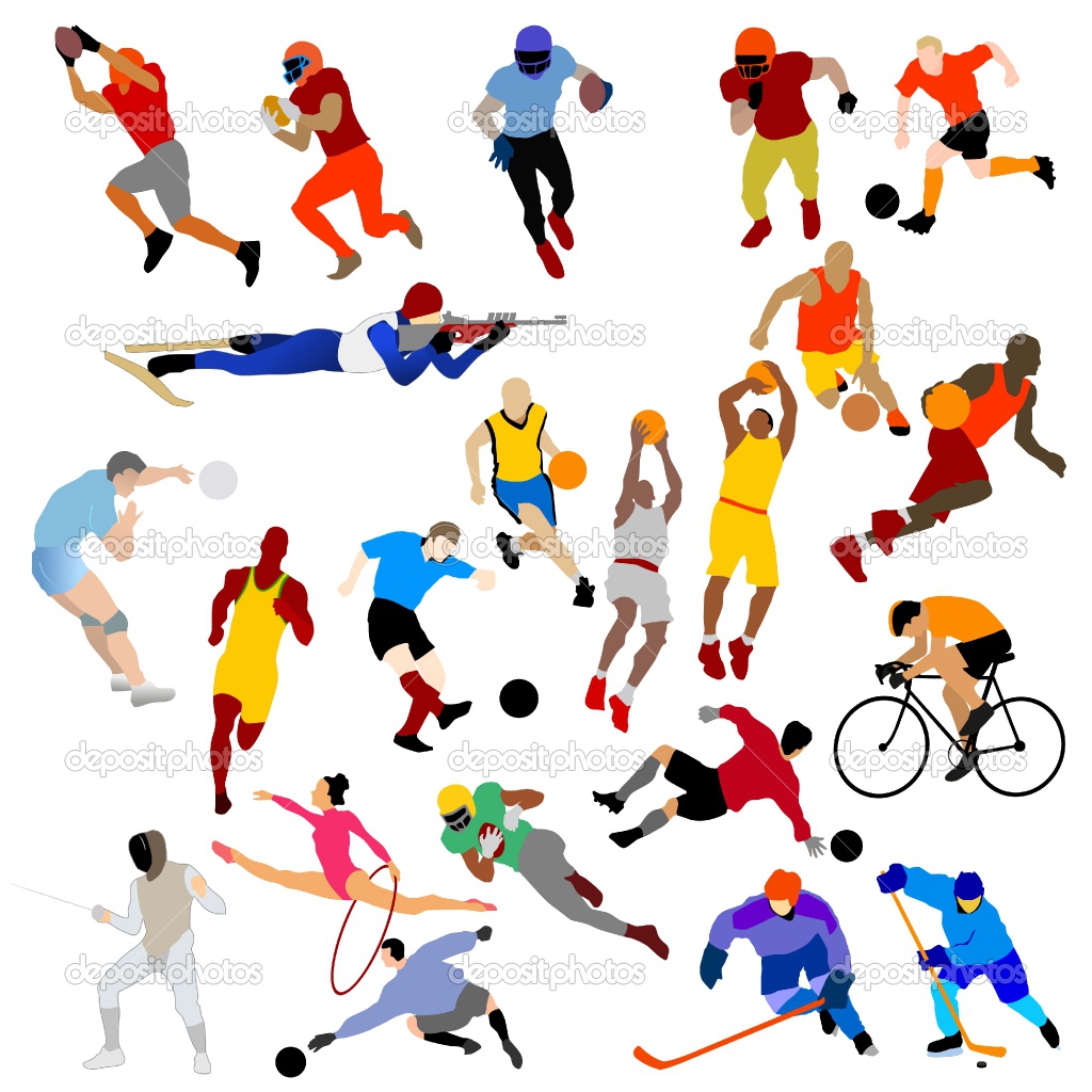 Athletic clipart summer. Free sports download clip