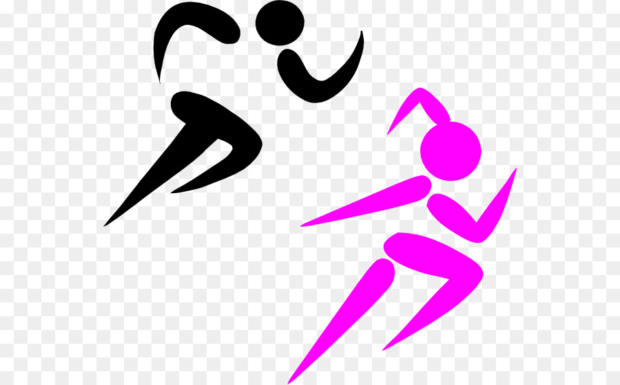 Running girl woman clip. Athletic clipart transparent