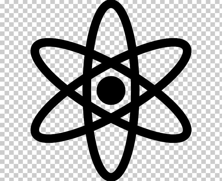 atom clipart black and white