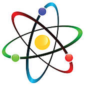 Atom colorful