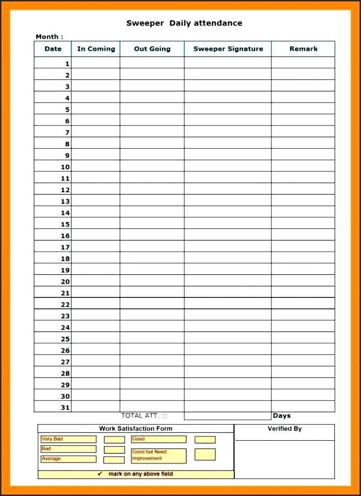 attendance clipart checklist