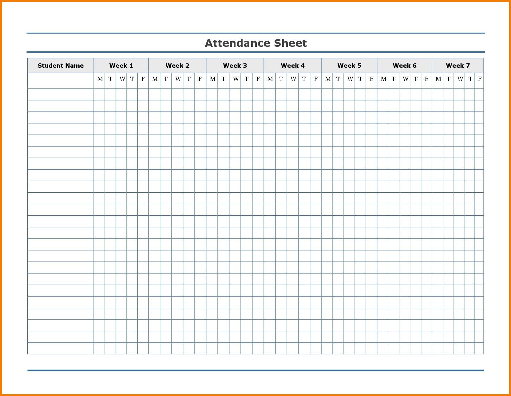 attendance clipart checklist