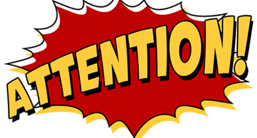 Attention clipart.  collection of student