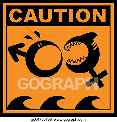 Clip art vector shark. Attention clipart danger