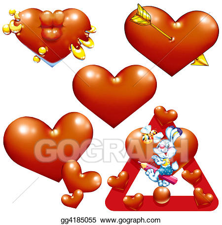 Love marks of gg. Attention clipart drawing