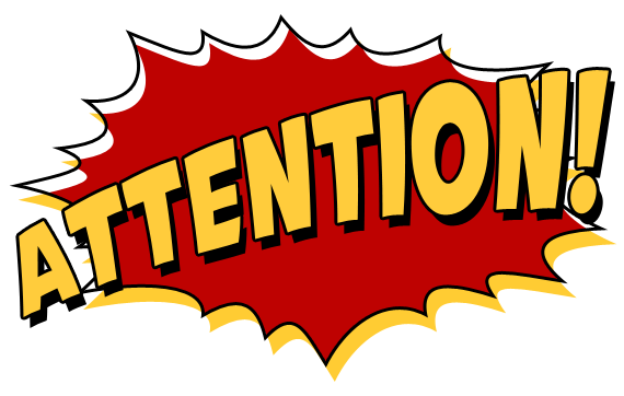 attention clipart important news