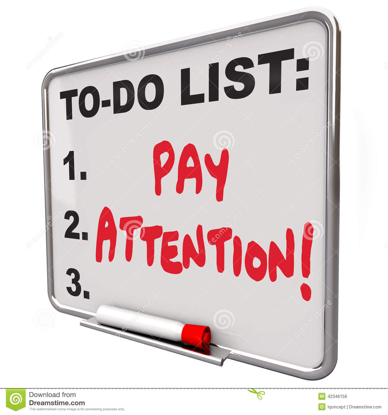 attention clipart pay