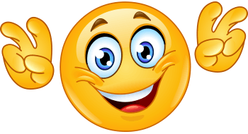Attention clipart smiley face. Air quotes all facebook