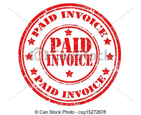 Invoice . Attention clipart stamp