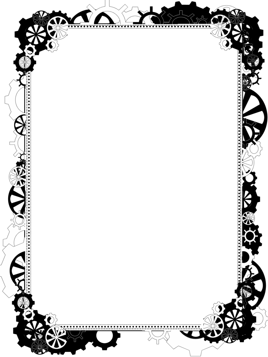 Clipart frame steampunk. Bdr png bling by