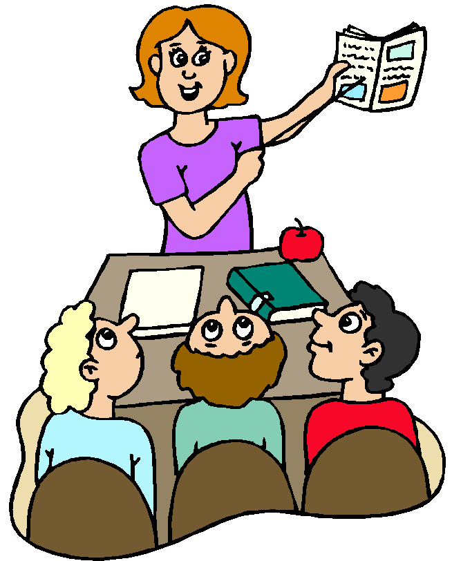 Listen to teacher clip. Pointing clipart person