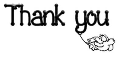 Dd animated thank you. Attention clipart text