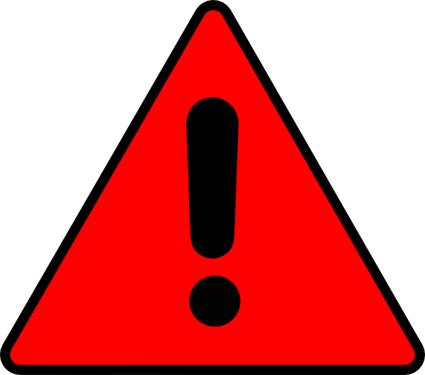 Attention clipart warning triangle. Yellow clip art library
