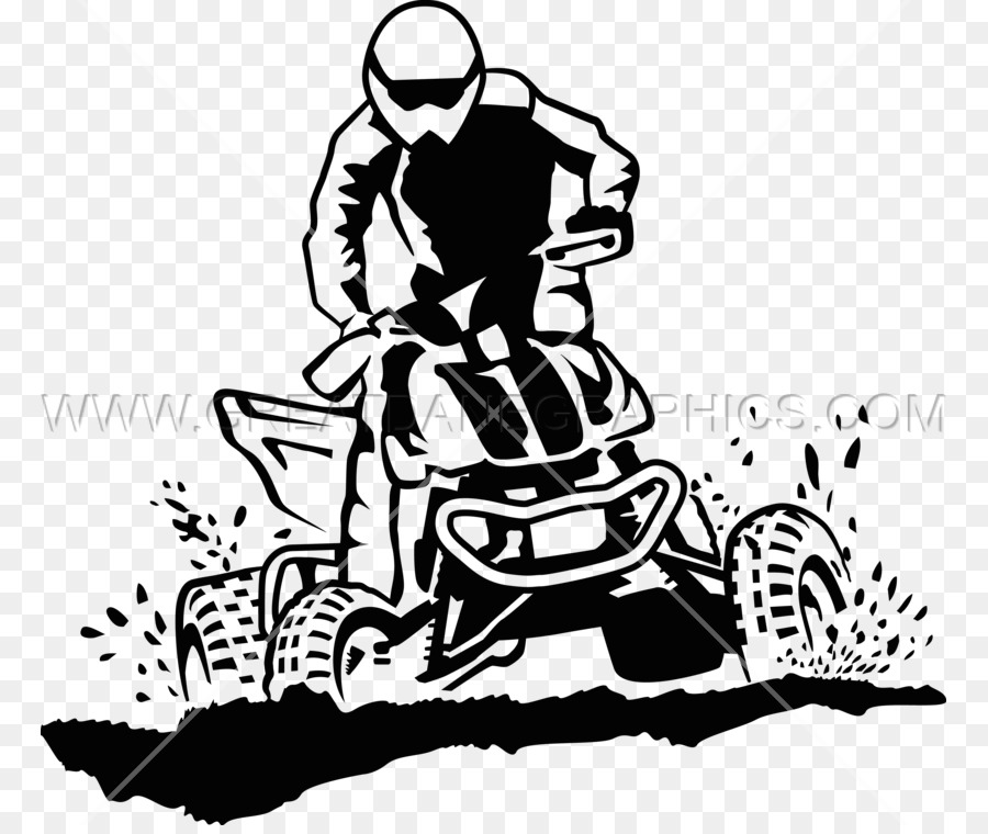 Atv clipart black and white. Background motorcycle 