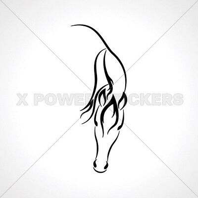 Atv clipart top view. Decal sticker minimal horse