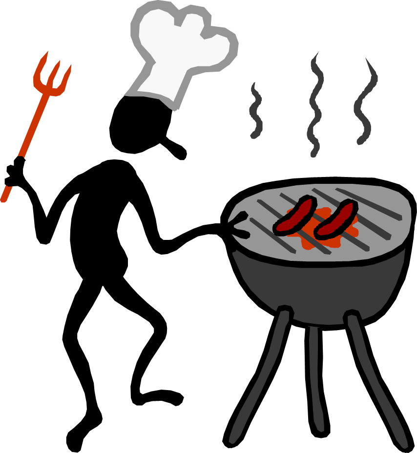 Grilling steak fry