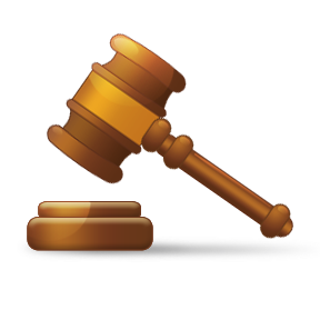 auction clipart court case