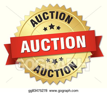 auction clipart gold