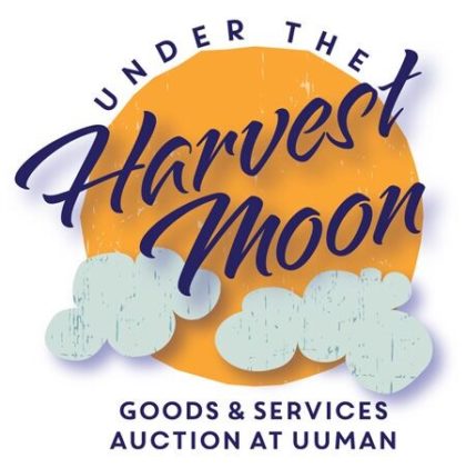 Under the harvest moon. Auction clipart goods service