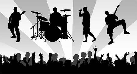 audience clipart black and white