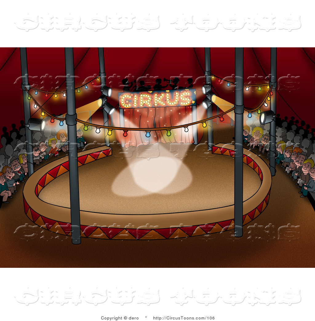 Of an people waiting. Audience clipart circus
