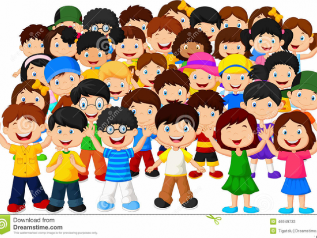 crowd clipart crowded person