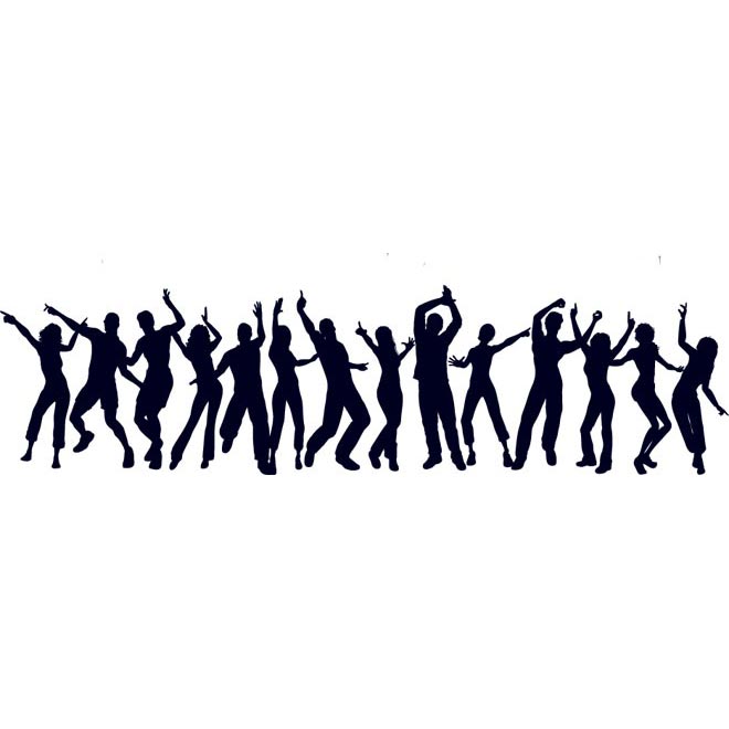 Cheer silhouette clip art. Audience clipart happy
