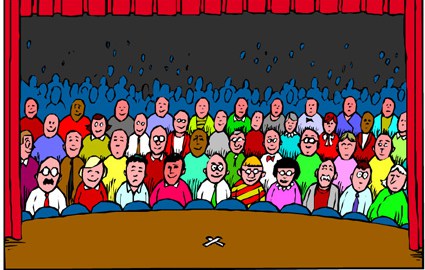 audience clipart interested
