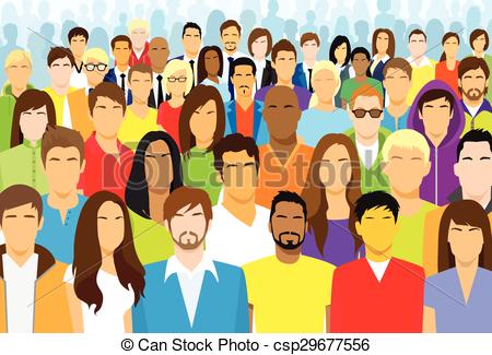  crowd of clipartlook. Audience clipart people