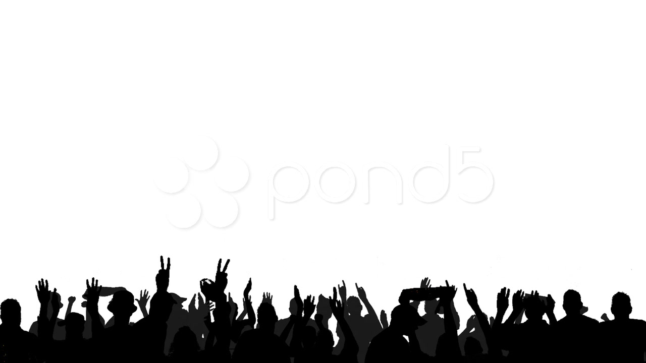 audience clipart silhouette