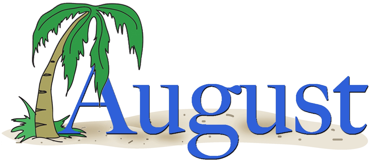 New design digital collection. August clipart