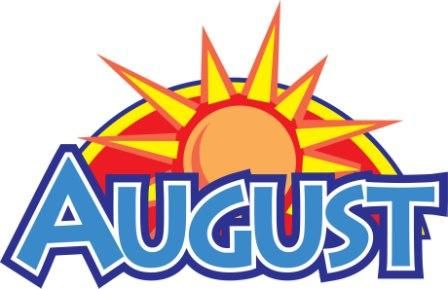 August clipart august theme. Birthday images 