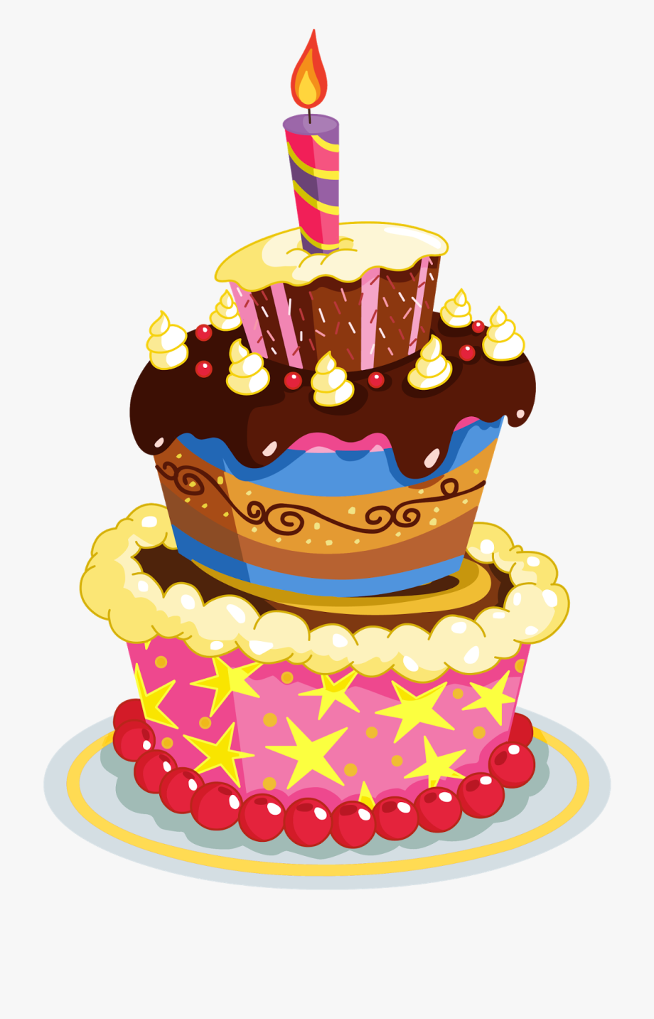 Cupcake transparent . August clipart birthday cake