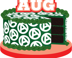 Station . August clipart birthday cake