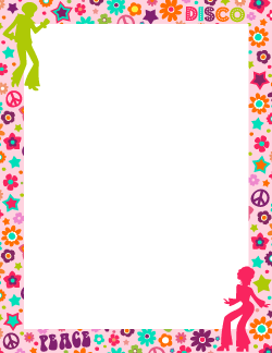 August clipart borders. Free page and frames