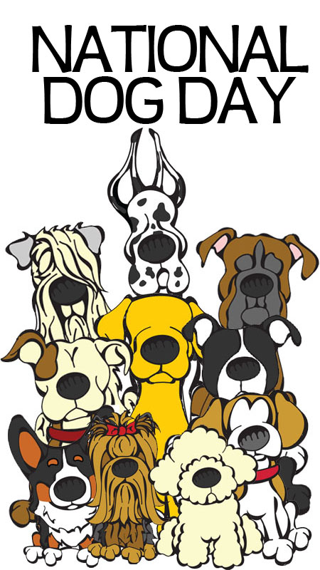 August clipart dog day. National th dallas cornerstone