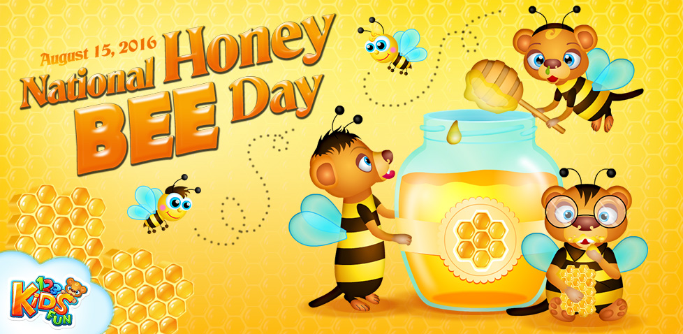 august clipart honey bee
