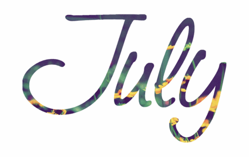 august clipart july month