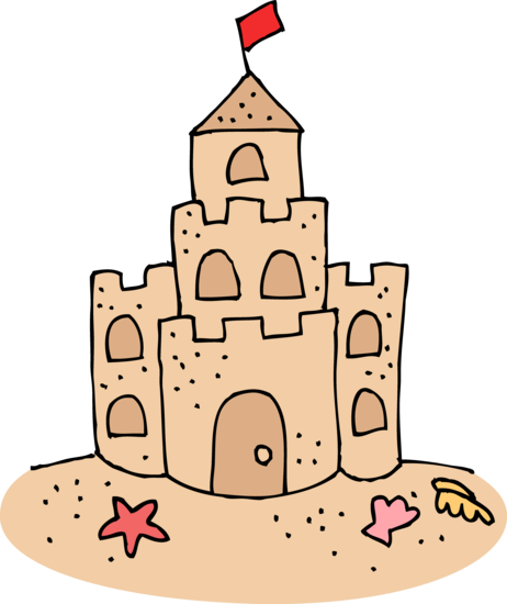 August sand castle