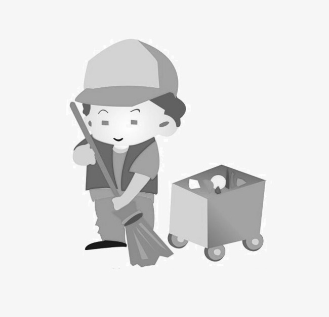 Sanitation workers car auntie. Aunt clipart black and white