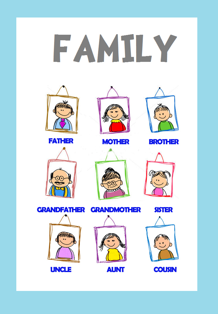 uncle clipart family three