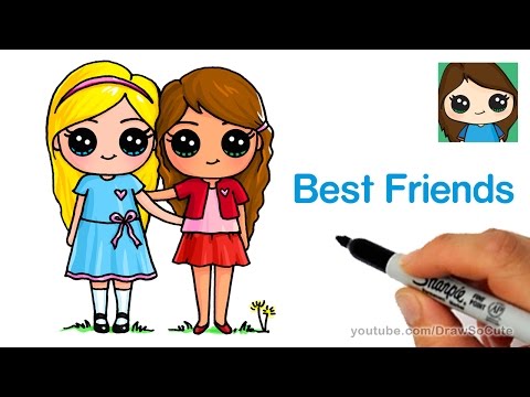 friends clipart easy
