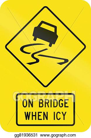 Australia clipart bridge. Stock illustration slip danger