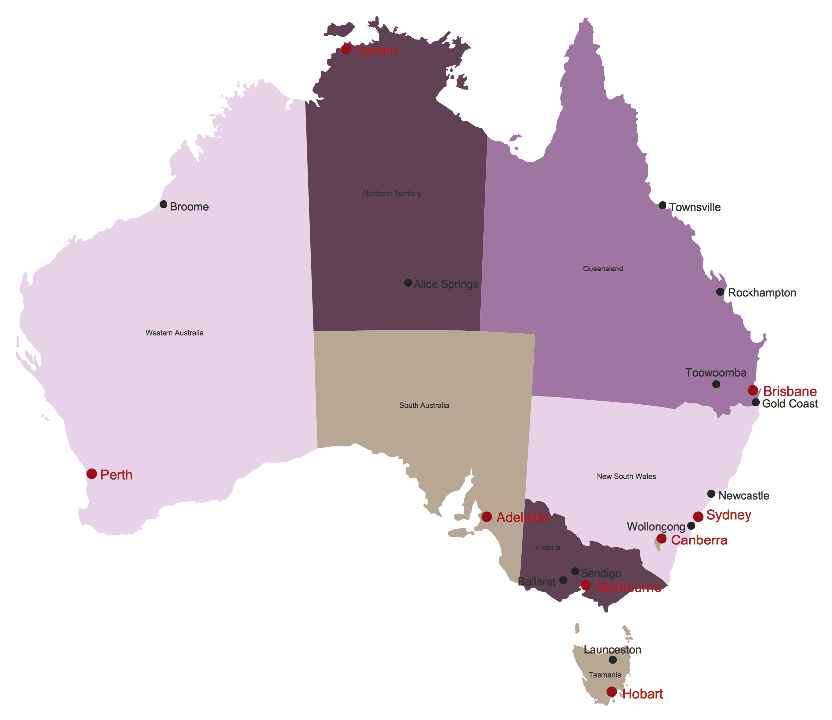 Map . Australia clipart easy