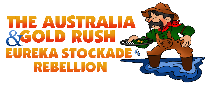 australia clipart gold rush