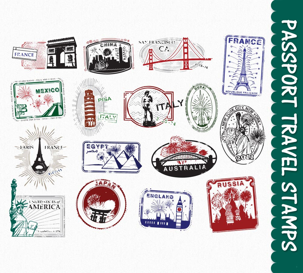Australia clipart stamp. Best photos of travel
