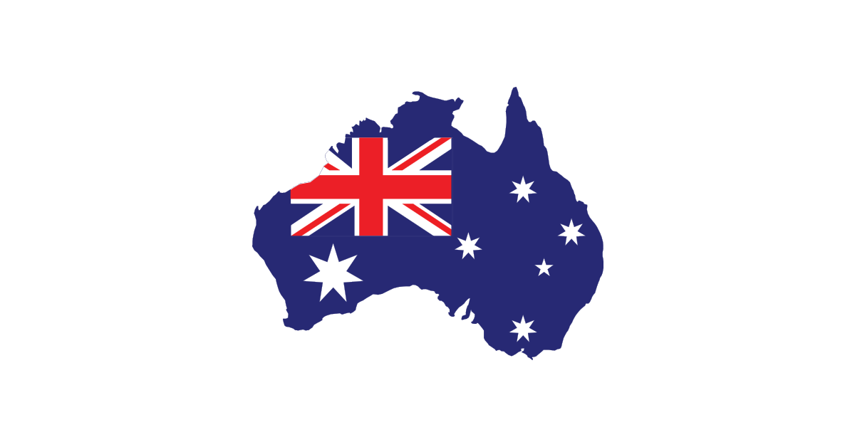 Australia clipart vector. Map clip art flag
