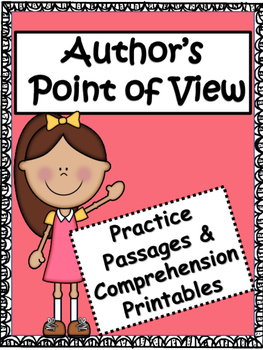 S point of view. Author clipart focused student
