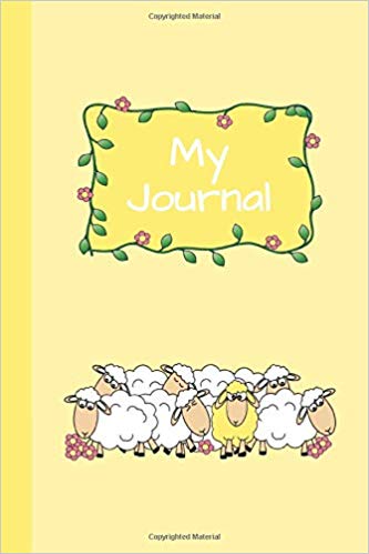 Author clipart writing journal. My sheep yellow x