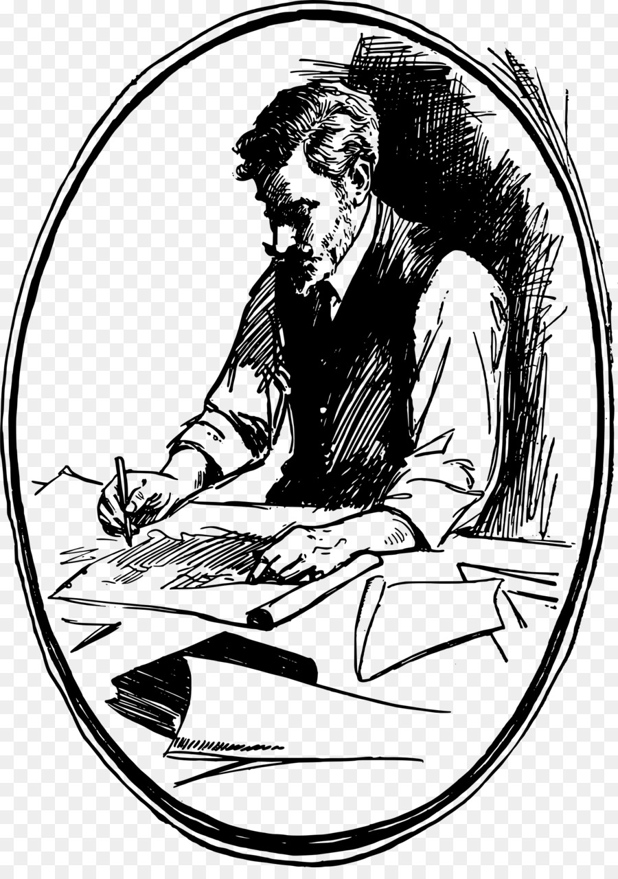 author clipart writter